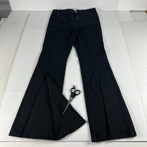We The Free Jeans Women's 29x29* Bootcut Split Front Seam Black Denim Tag 29